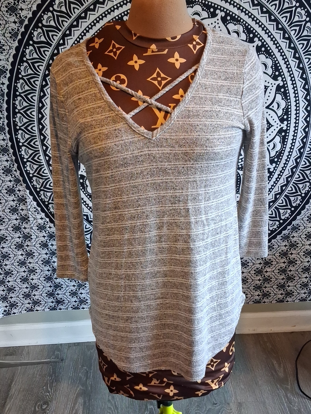 Emory Park Women's Striped V-Neck Tunic